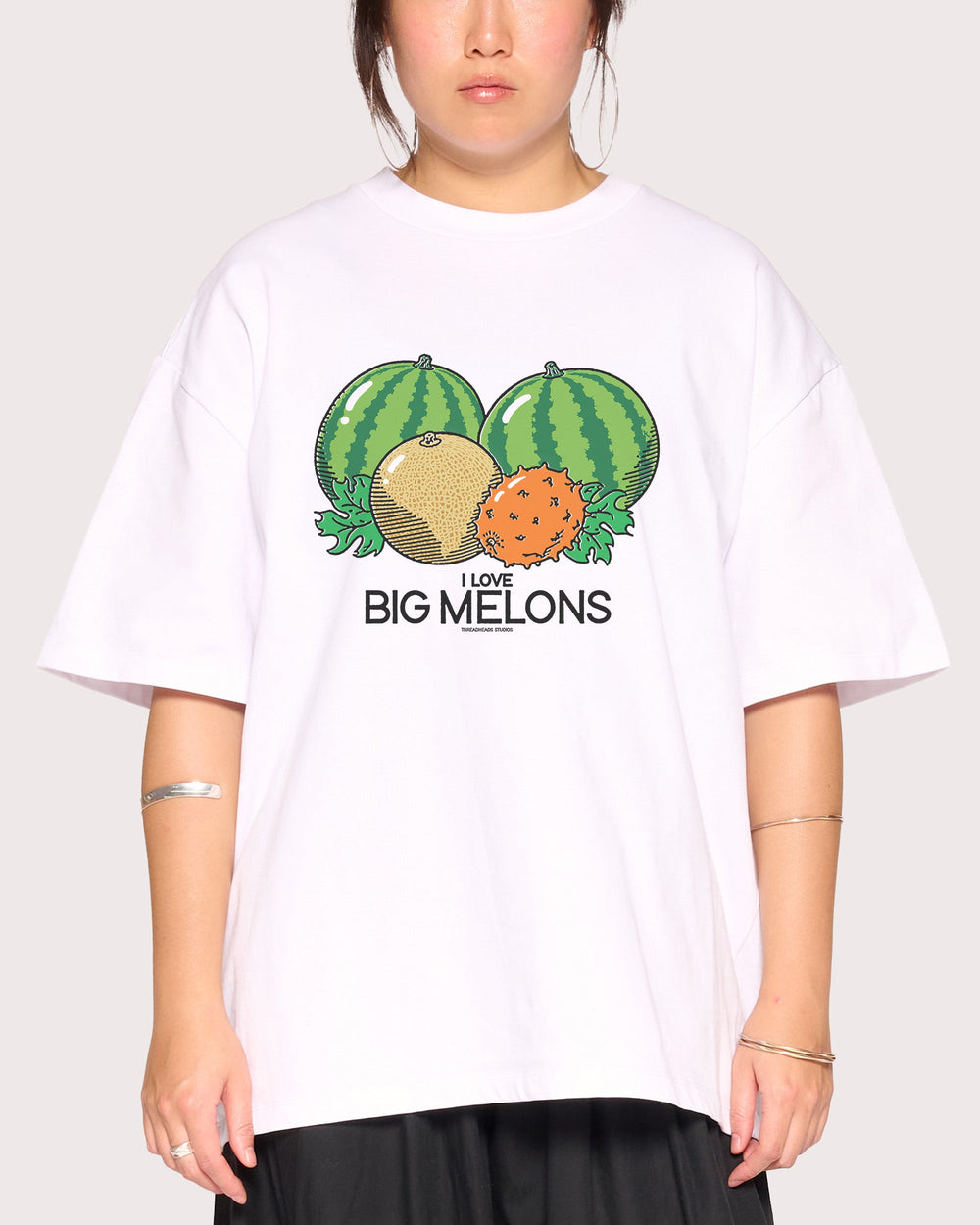 I Love Big Melons Oversized Tee