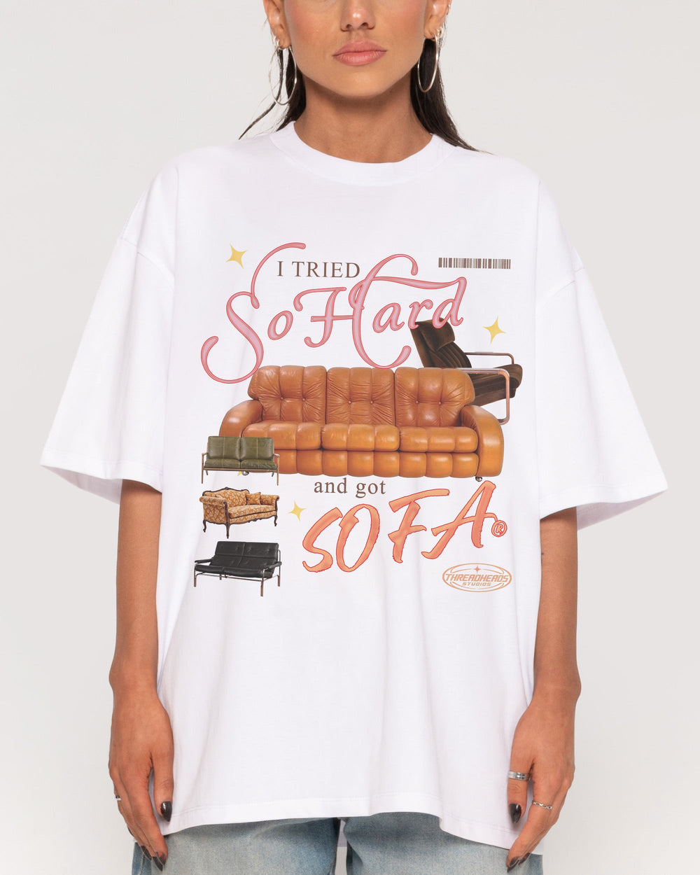 I Tried So Hard and Got Sofa Oversized Tee