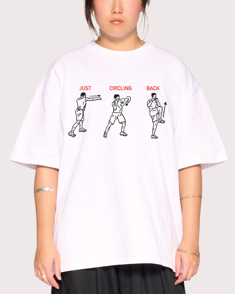 Just Circling Back Oversized Tee