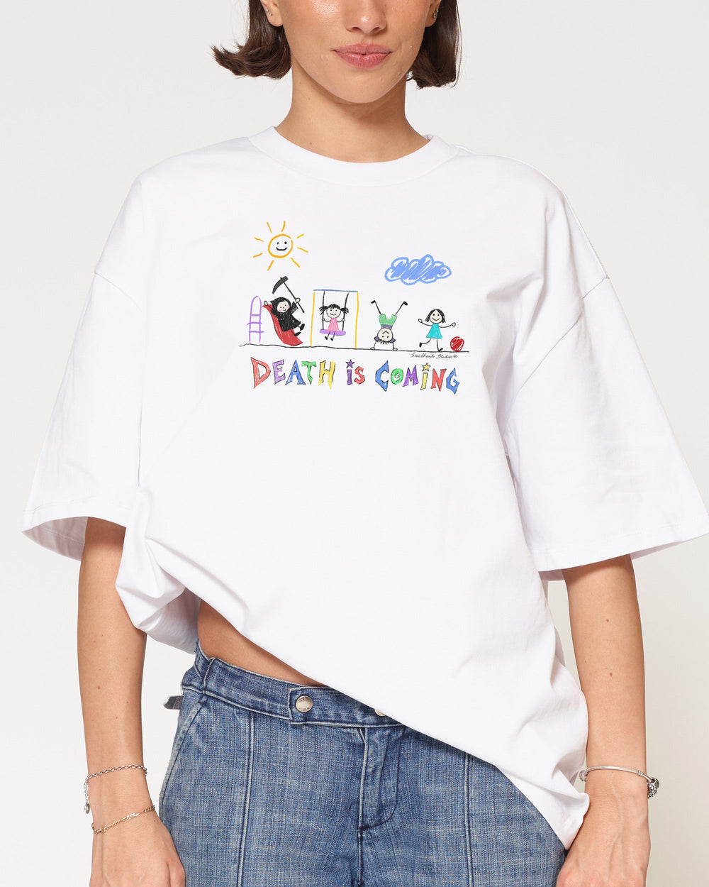 Death is Coming Oversized Tee