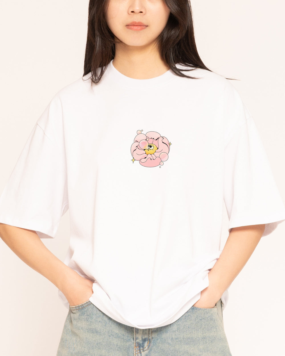 Bubble Blossom Oversized Tee