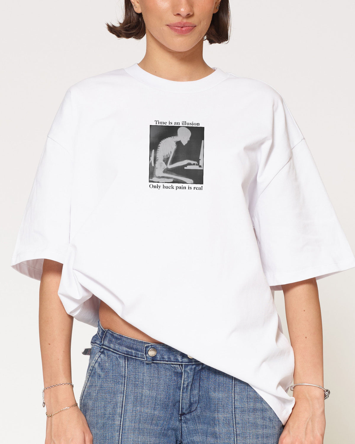 Time Is an Illusion Oversized Tee