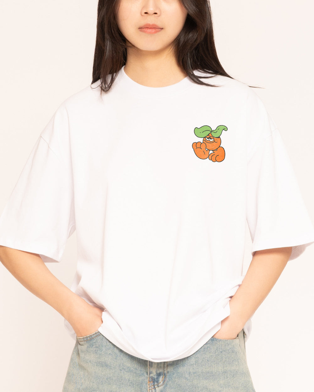 Orange Groove Oversized Tee