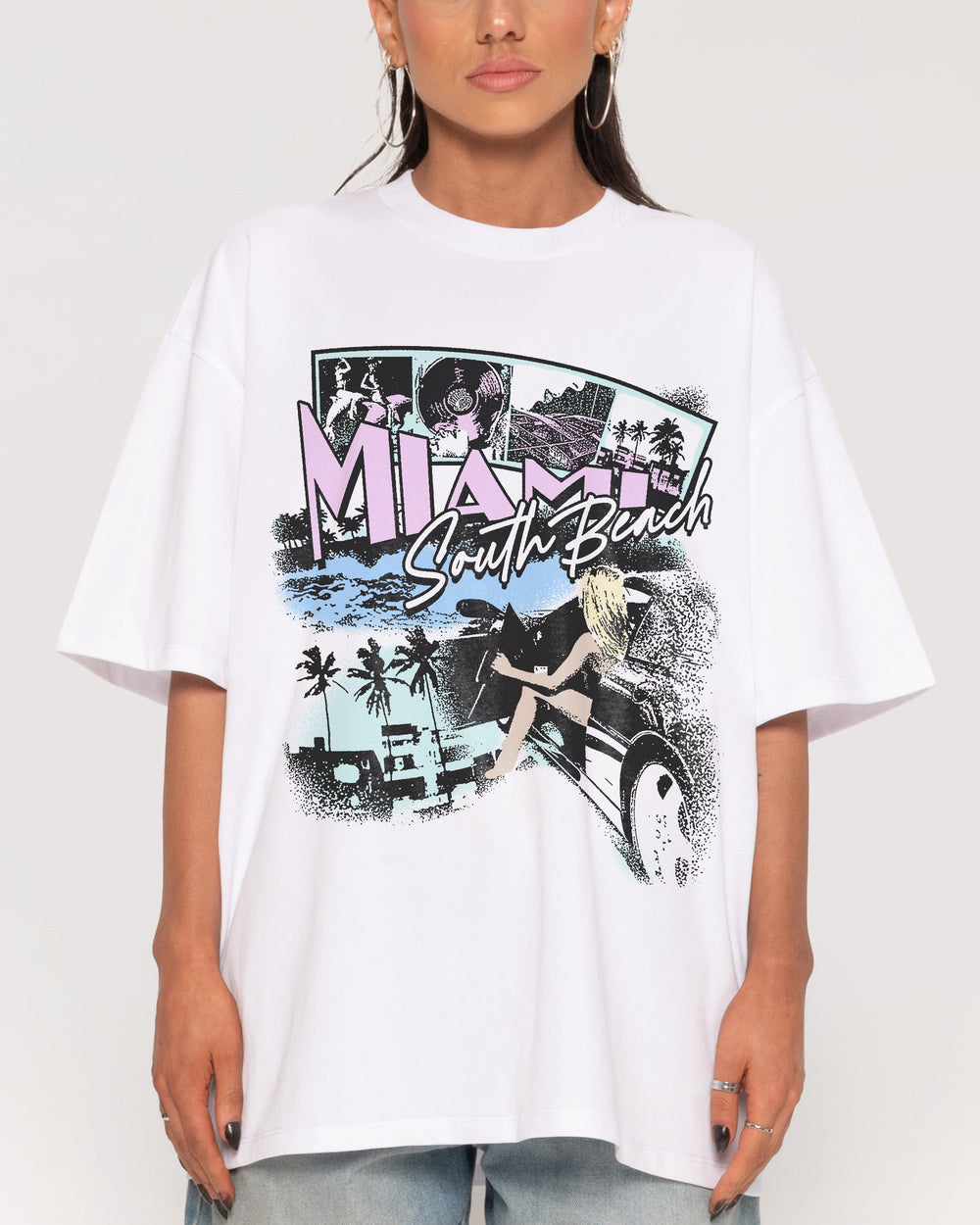 South Beach, Miami Oversized Tee