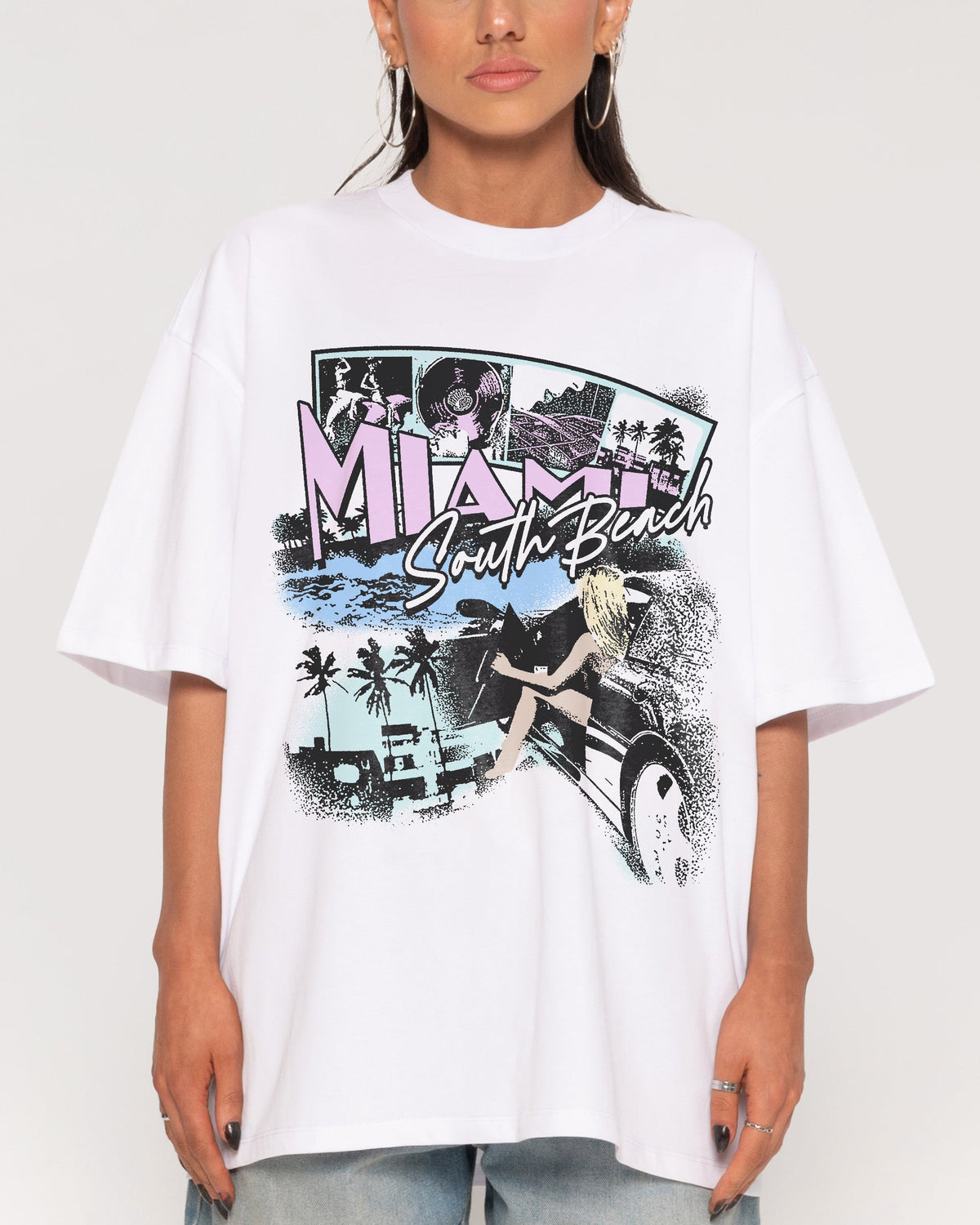 South Beach, Miami Oversized Tee