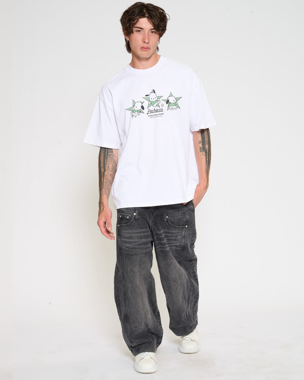 Pochacco Happy Steps Oversized Tee
