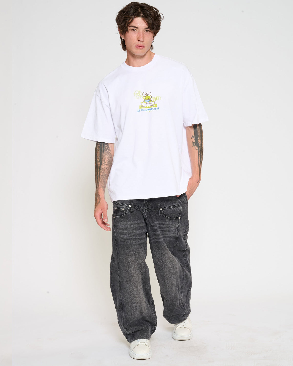 Keroppi Stamp Oversized Tee