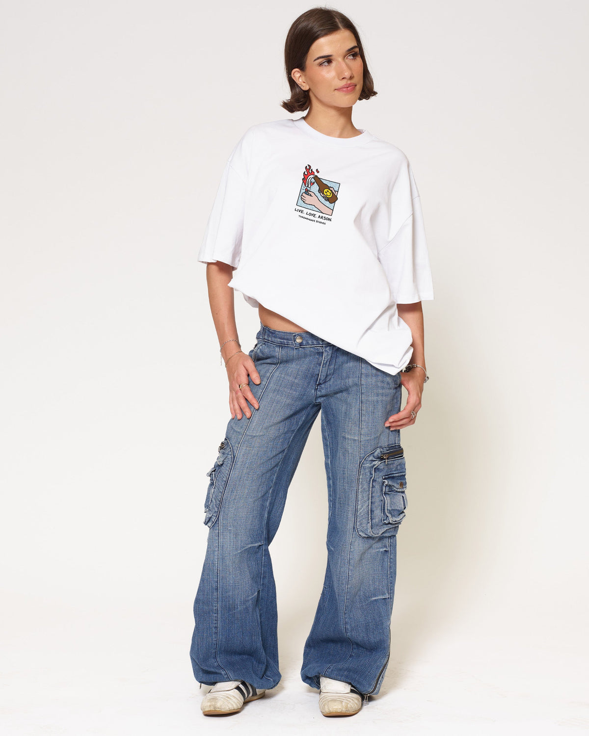 Live. Love. Arson Oversized Tee