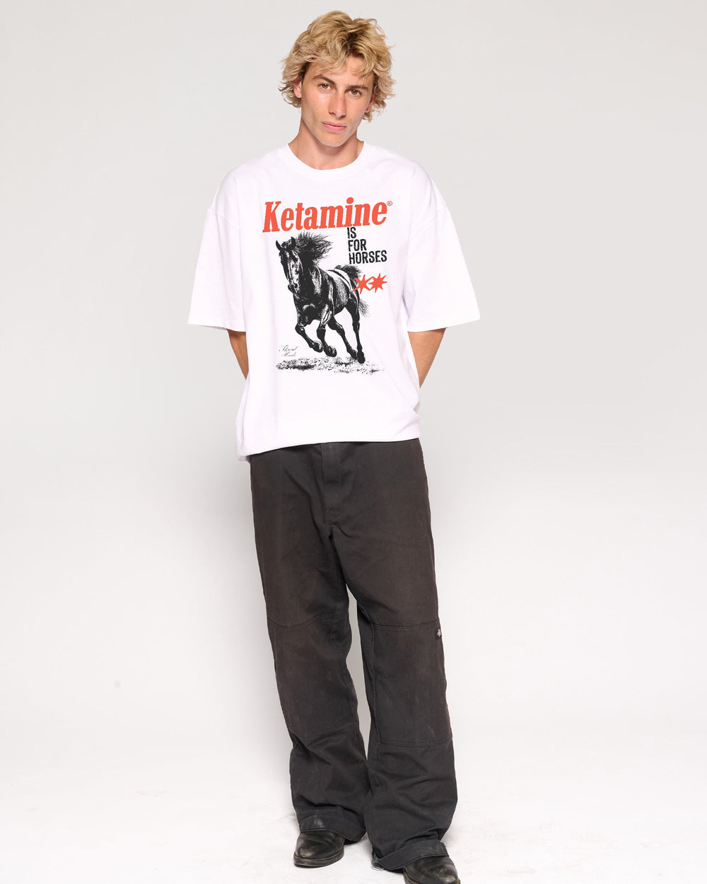 Ketamine is for Horses Oversized Tee