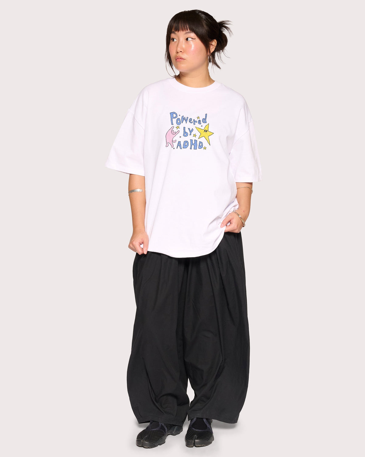 Powered by ADHD Oversized Tee