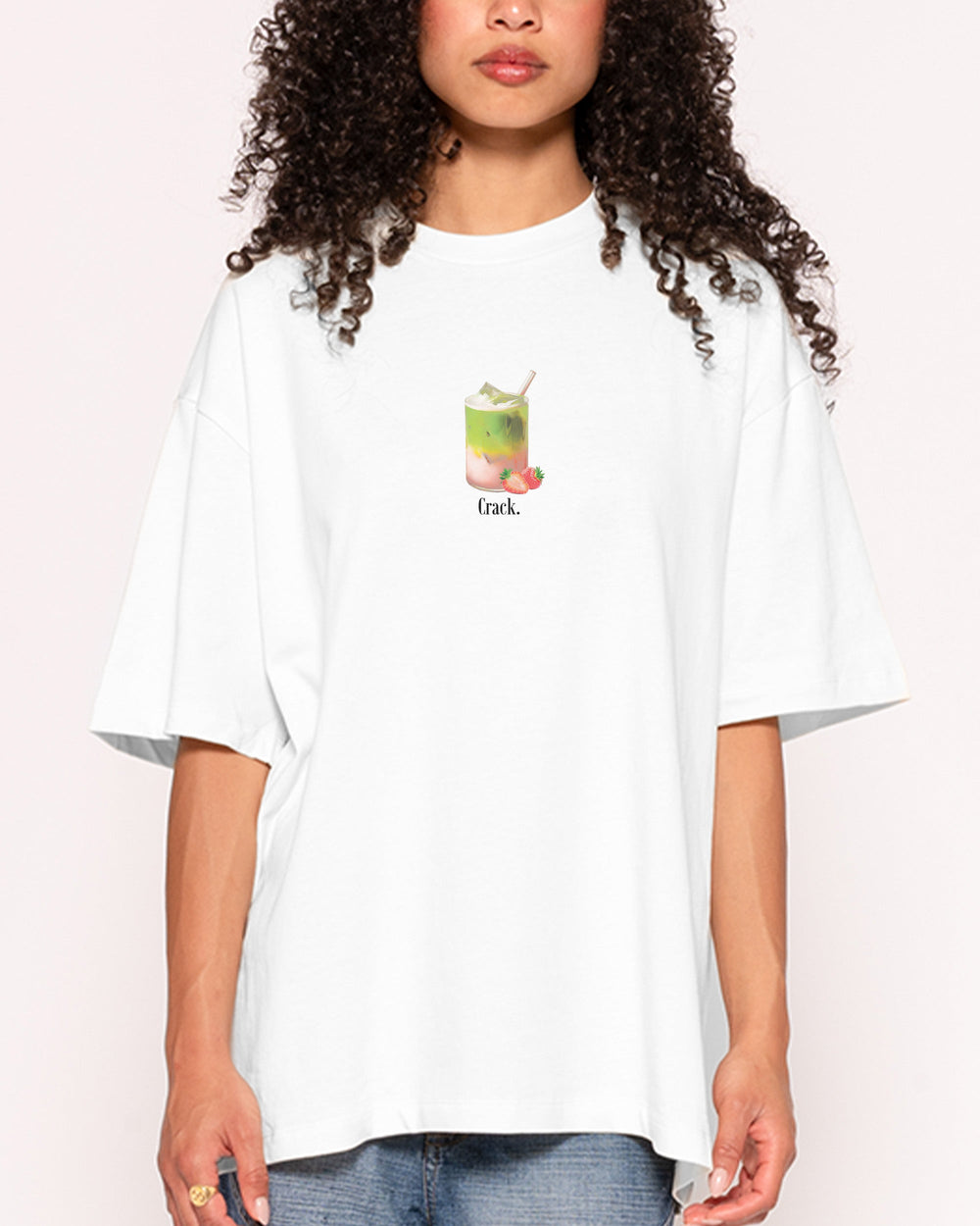 Matcha Crack Oversized Tee