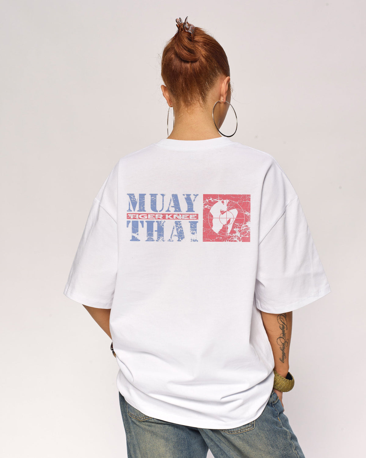 Tiger Knee Oversized Tee