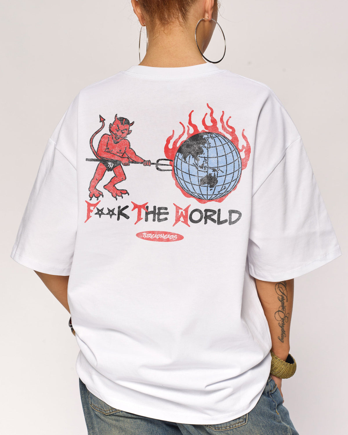 F**k The World Oversized Tee