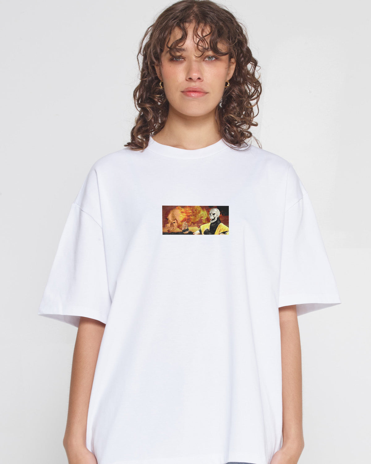 Mortal Kombat Banner Oversized Tee