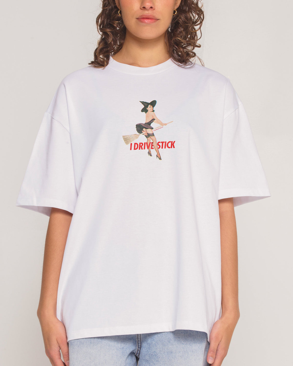 I Drive Stick Oversized Tee