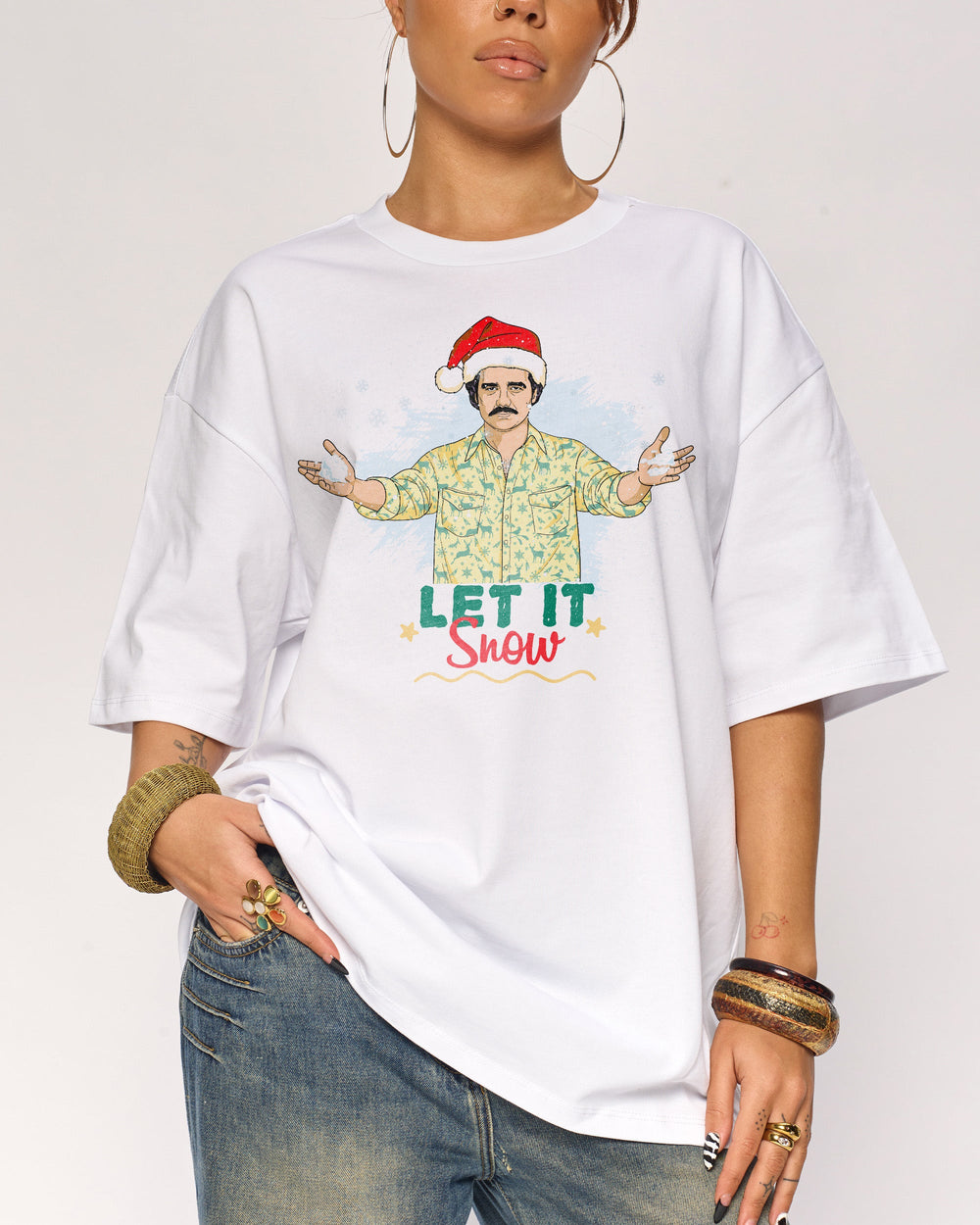 Let it Snow Oversized Tee