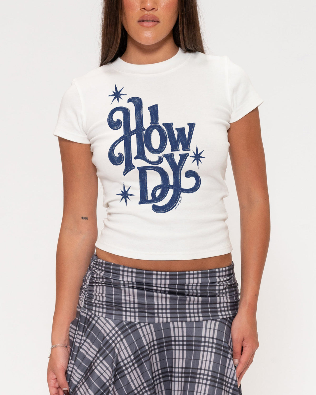 Howdy Longline Baby Tee