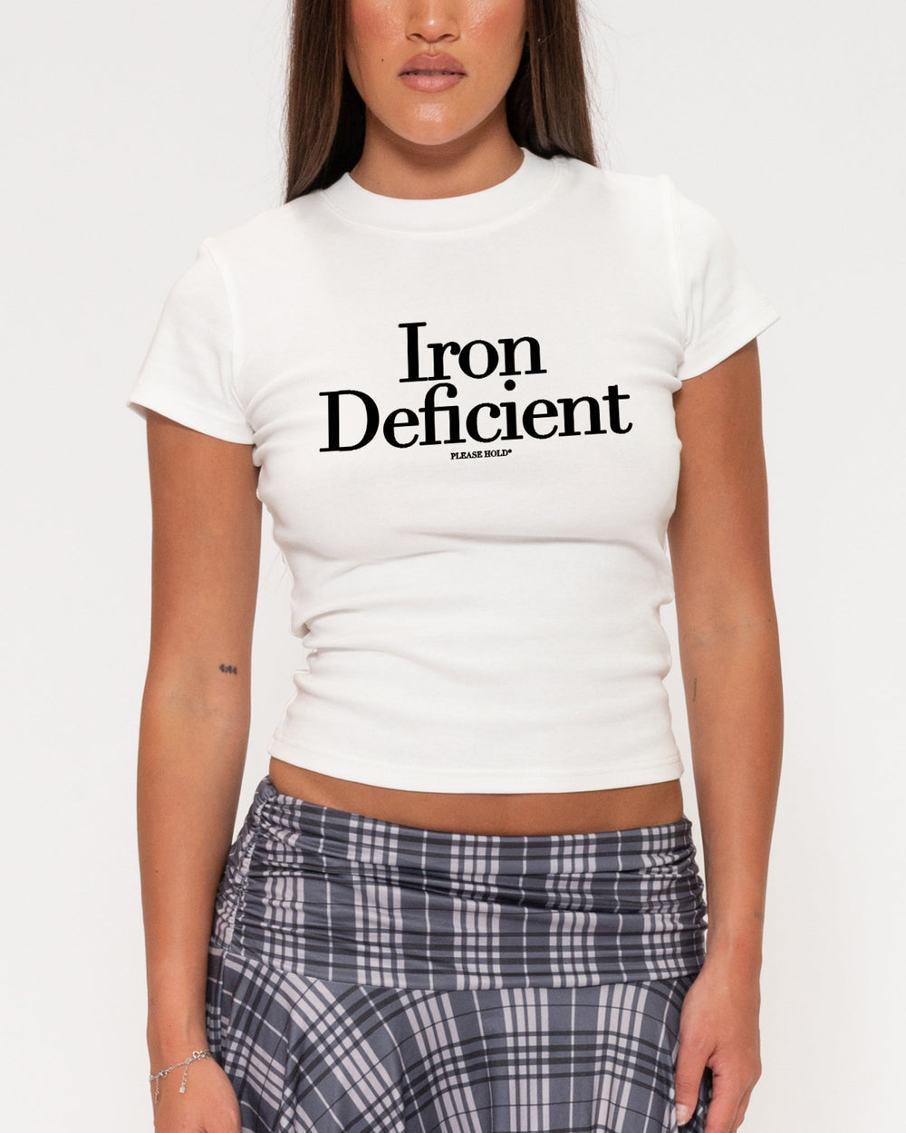 Iron Deficient Longline Baby Tee