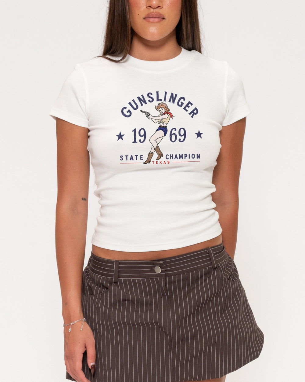 Gunslinger Longline Baby Tee
