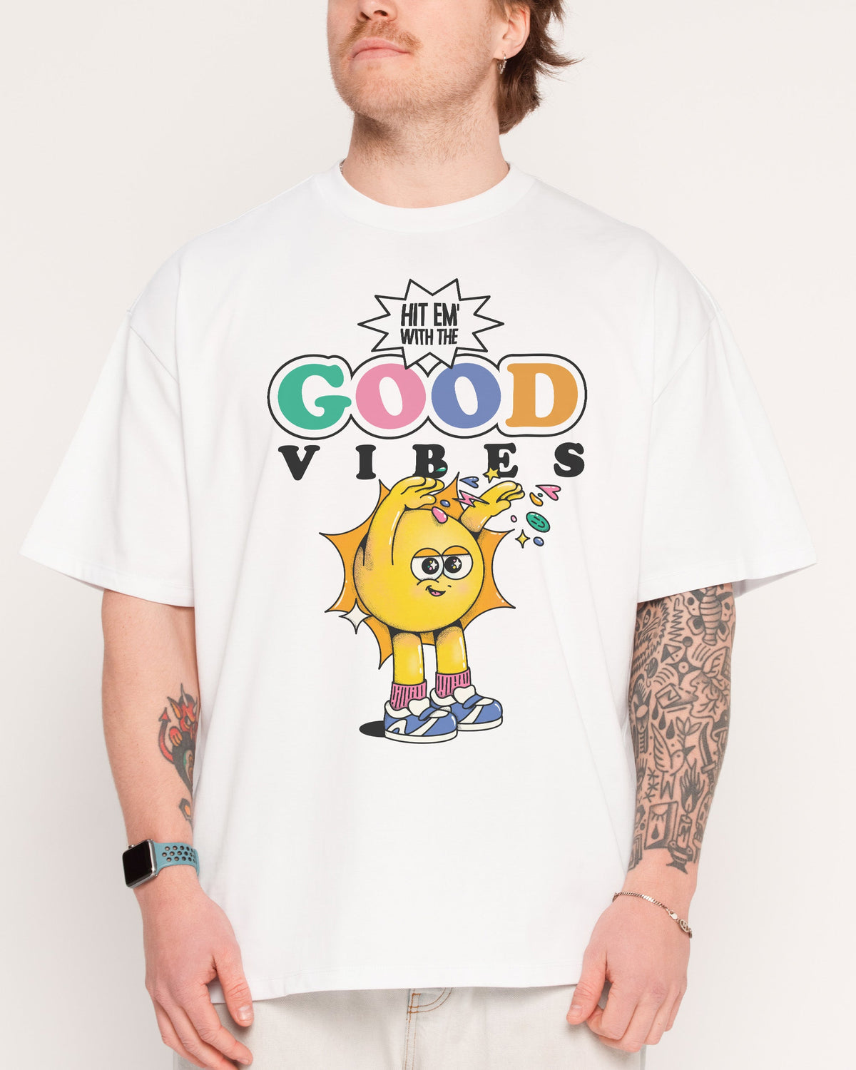 Good Vibes Oversized Tee