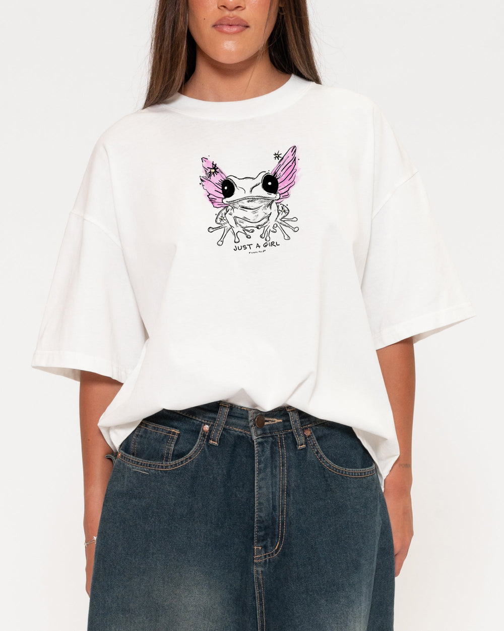 Just a Girl Boxy Tee