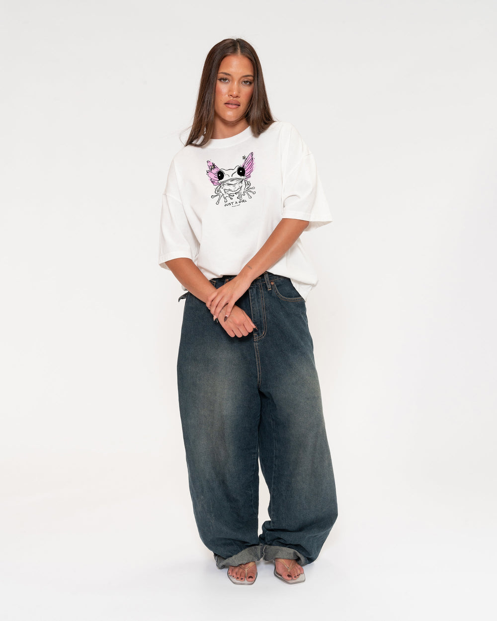 Just a Girl Boxy Tee
