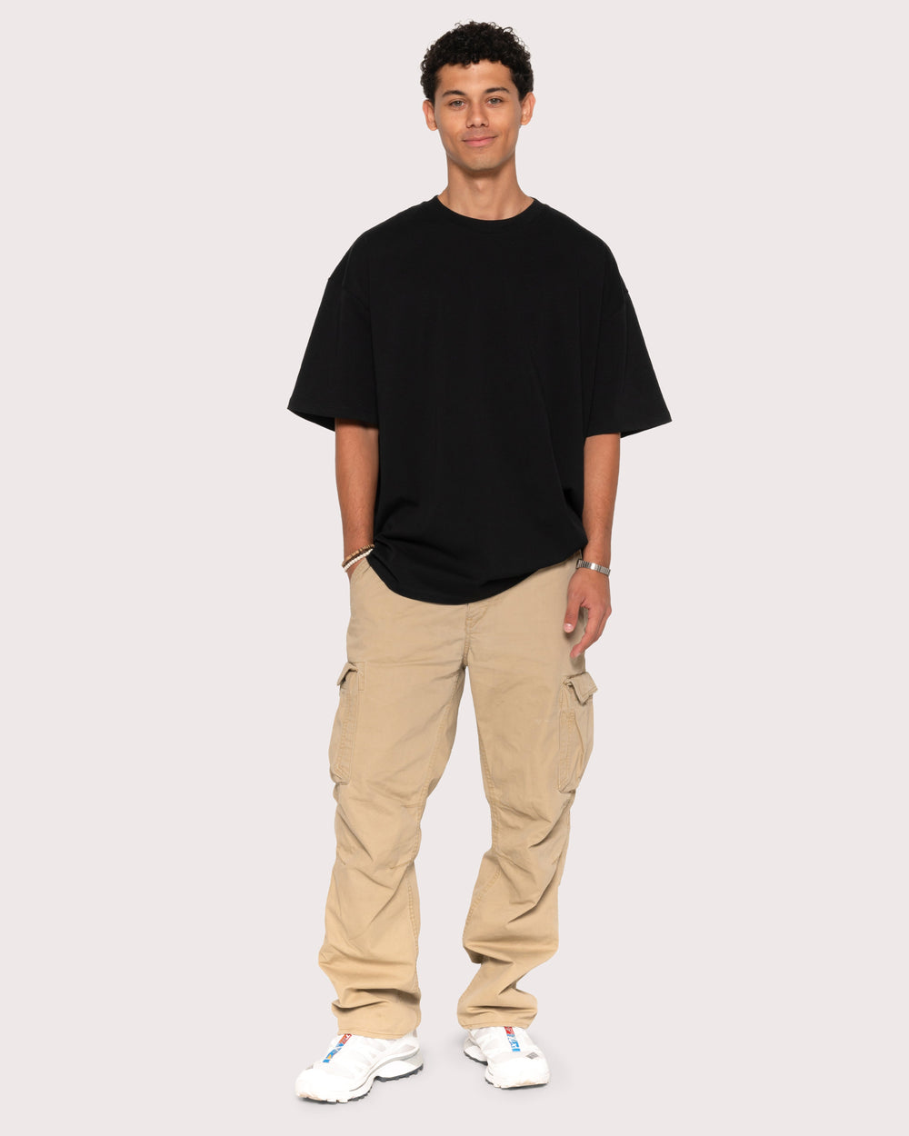 Oversized Tee 2 Pack: Black, Brown