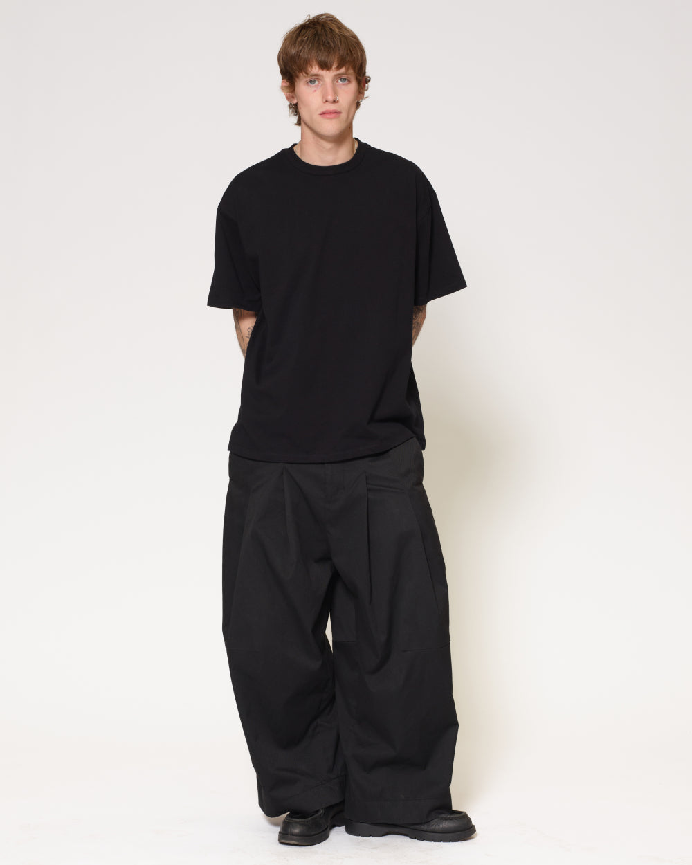 Oversized Tee 2 Pack: Black, Natural