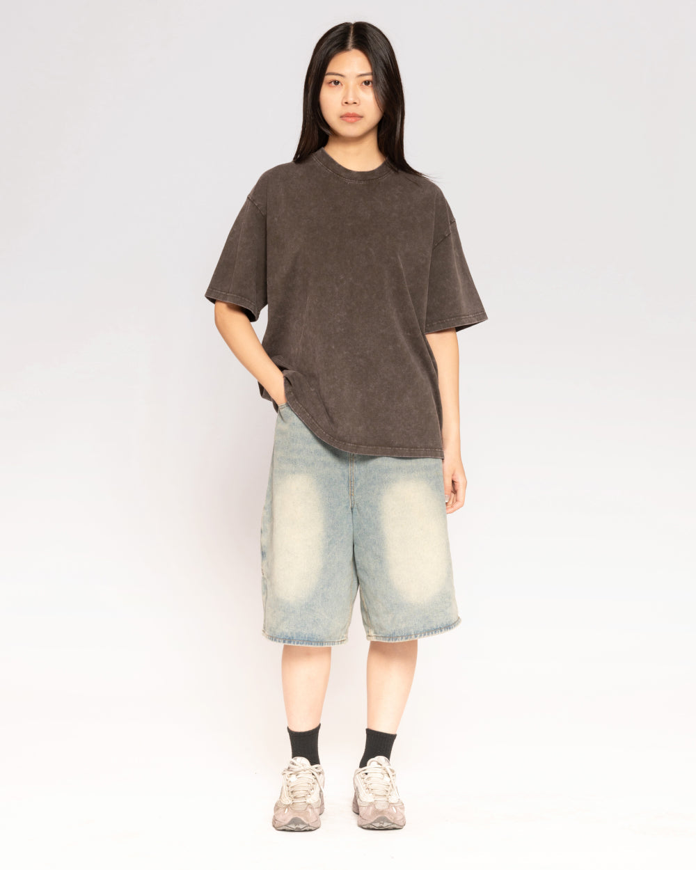 Wash Tee 4 Pack: Black Stone, Grey Stone