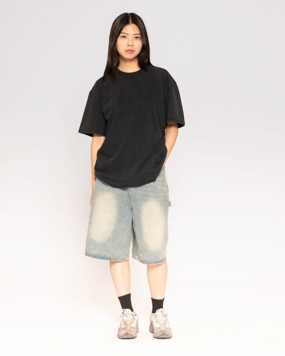 Wash Tee 4 Pack: Black Stone, Grey Stone