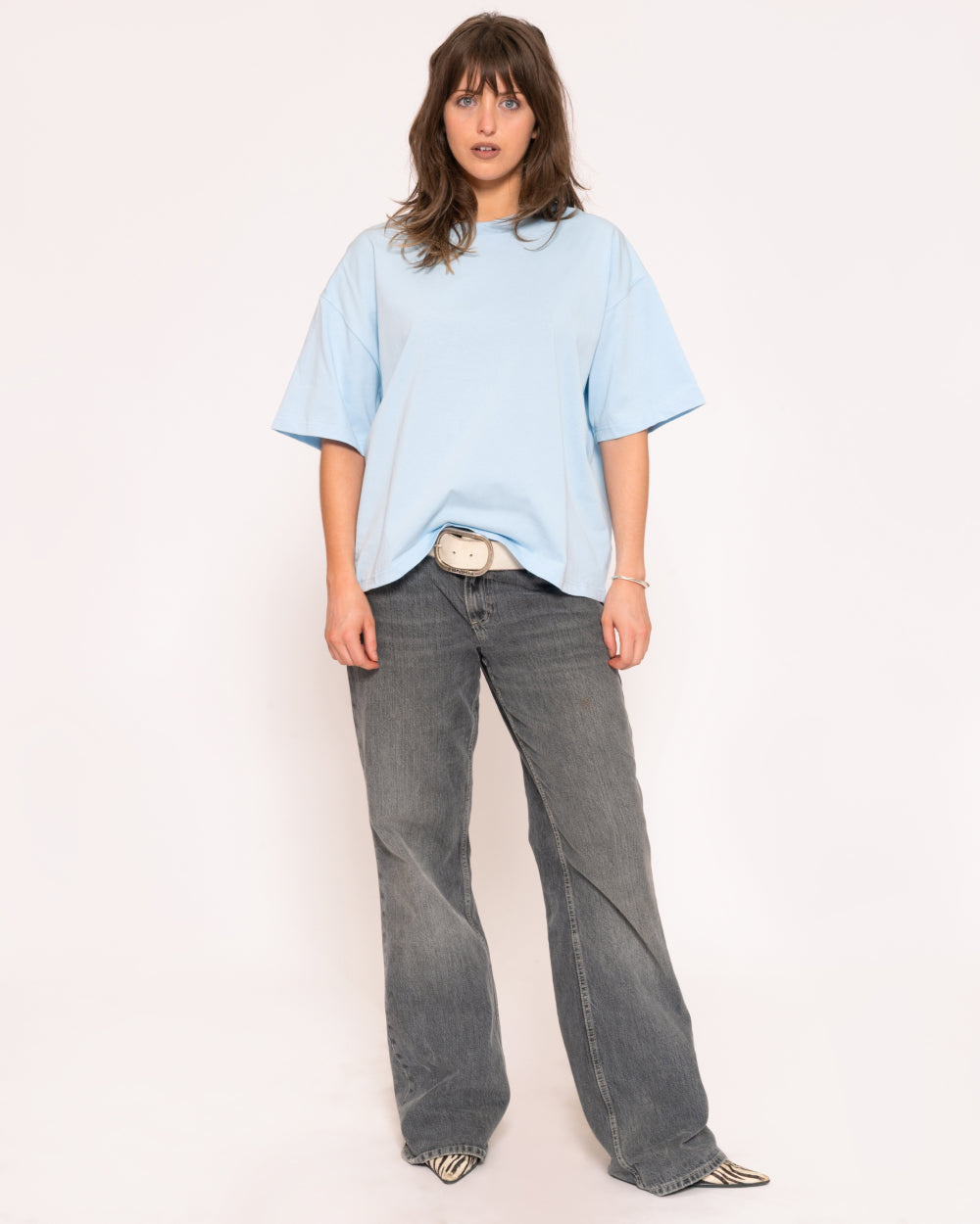 Boxy Tee 5-Pack: Black, Dusk, Pale Blue, Pistachio, White