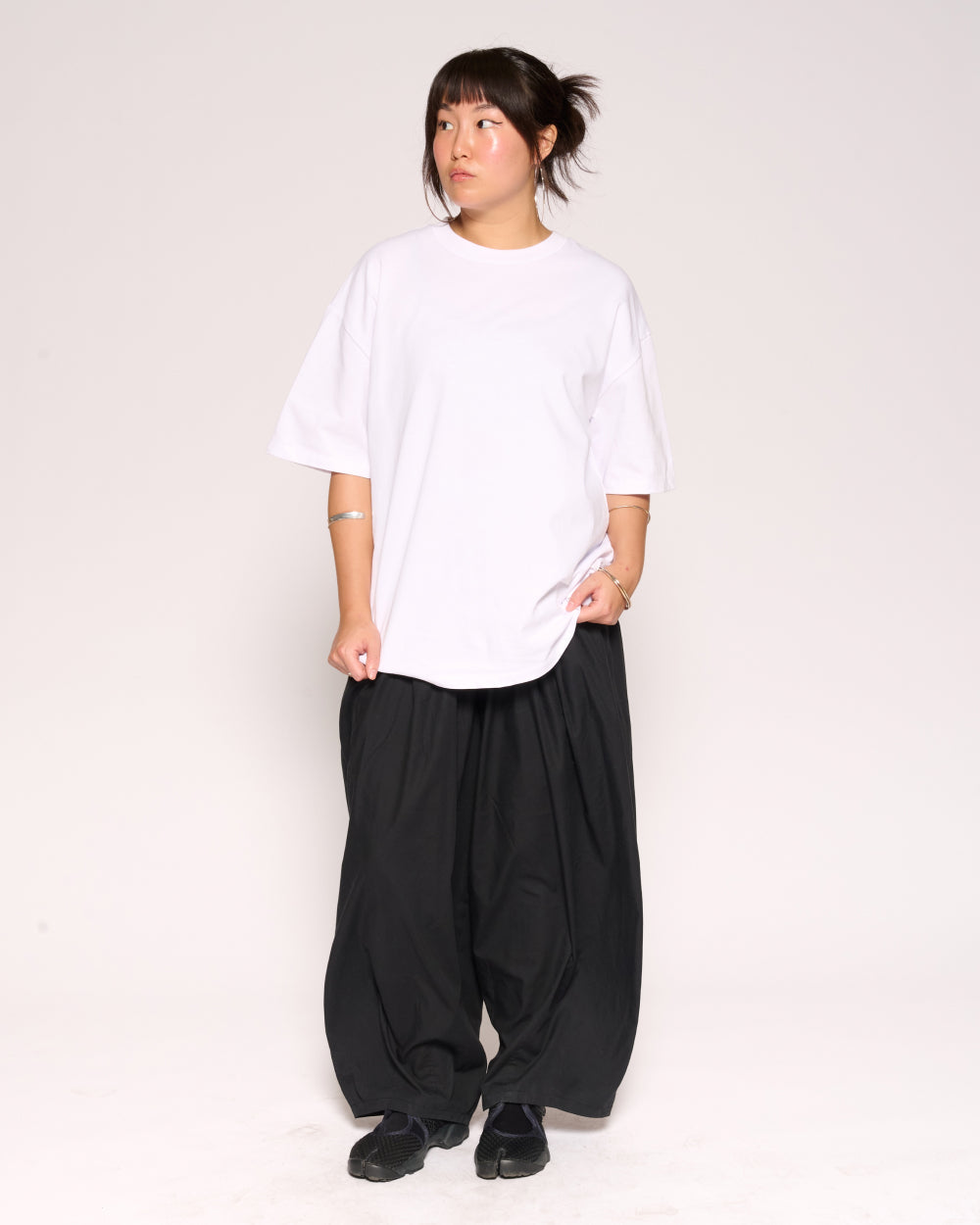 Oversized Tee 4 Pack: Black, Charcoal, Natural, White