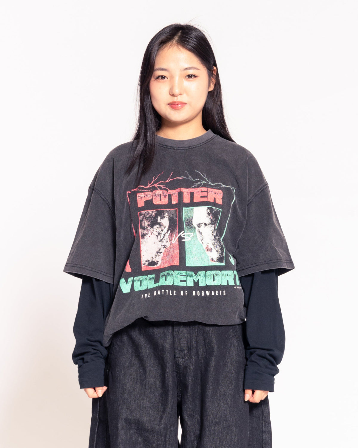 Potter vs. Voldemort Showdown Oversized Tee