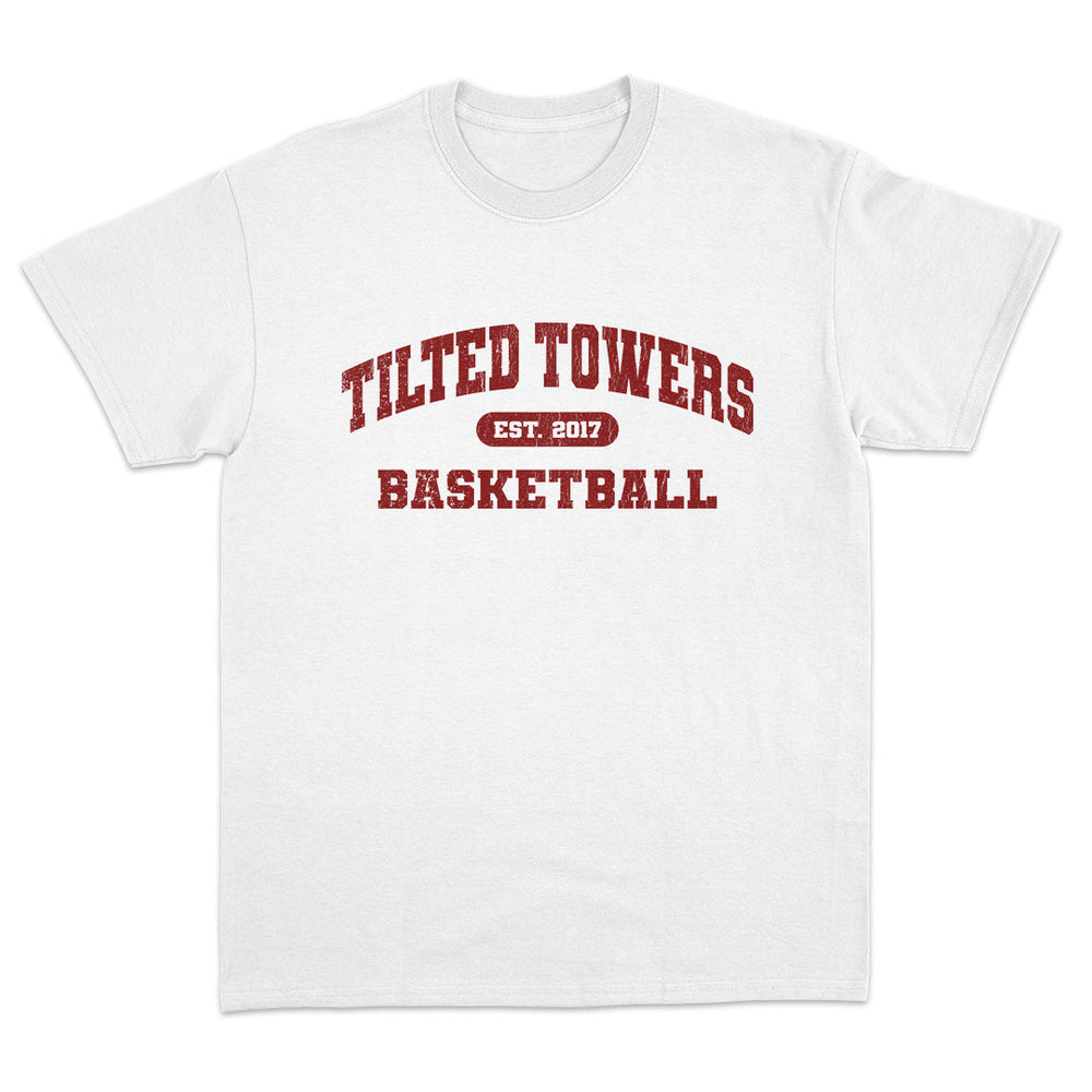 Tilted Towers Basketball T-Shirt
